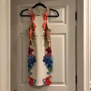 Beautiful Floral White Dress